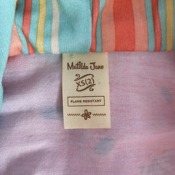 Matilda Jane Summer Showers Floral Bath Robe XS 2T Baby Toddler Girl - Picture 3 of 4